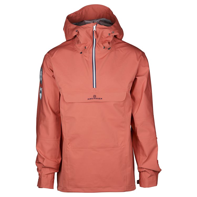 amundsen sports peak anorak rød sett forfra herre