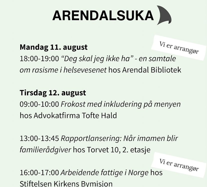 Arendalsuka 2025