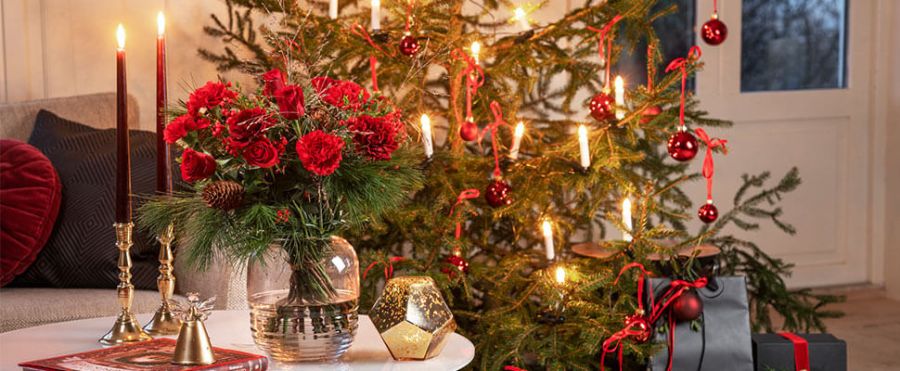 Riktig stell av juletreet gir god holdbarhet