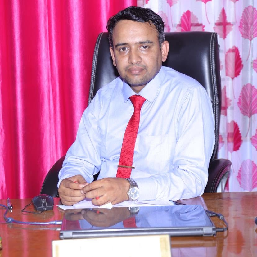 Uttam Poudel, Principal of Shantinagar English School