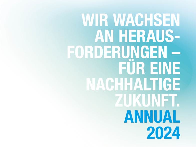 Annual Broschüre als Screenshot