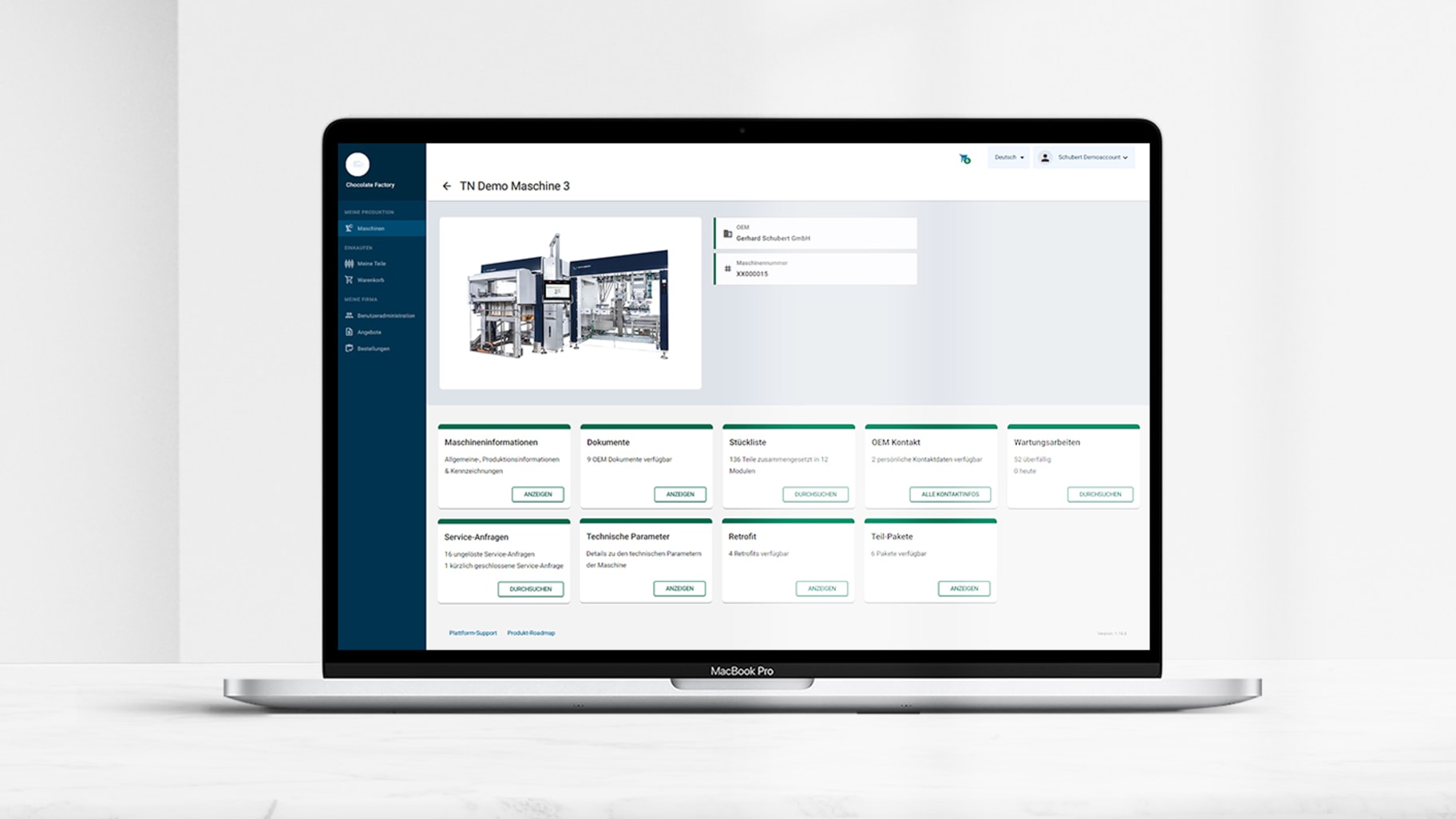4YOU Connect Kundenportal Mockup