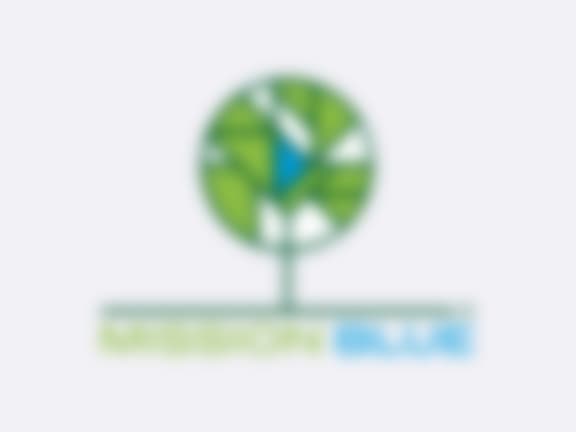 The logo of the sustainability strategy "Mission Blue".