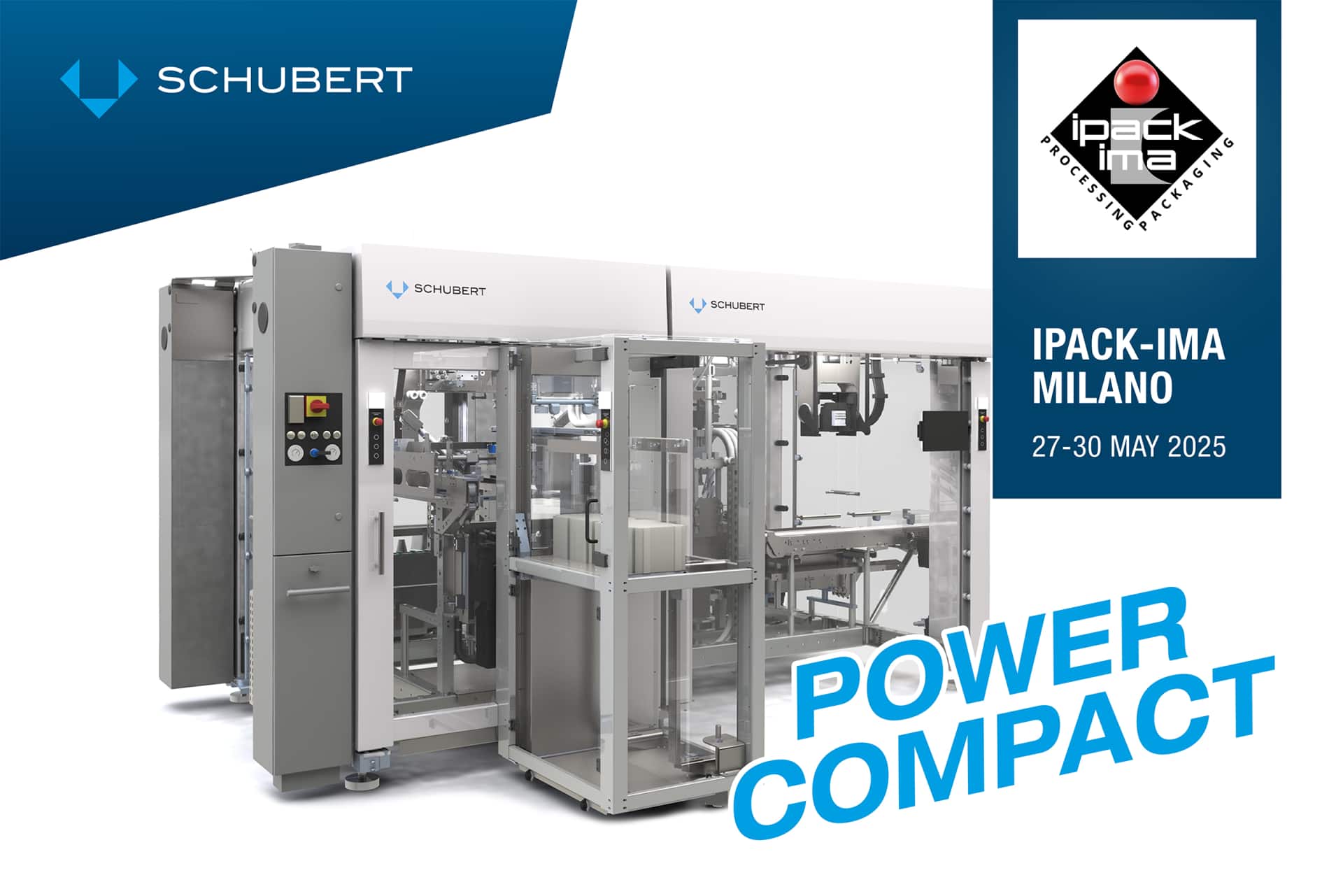 IPACK-IMA: Schubert zeigt optimierten Riegelpacker
