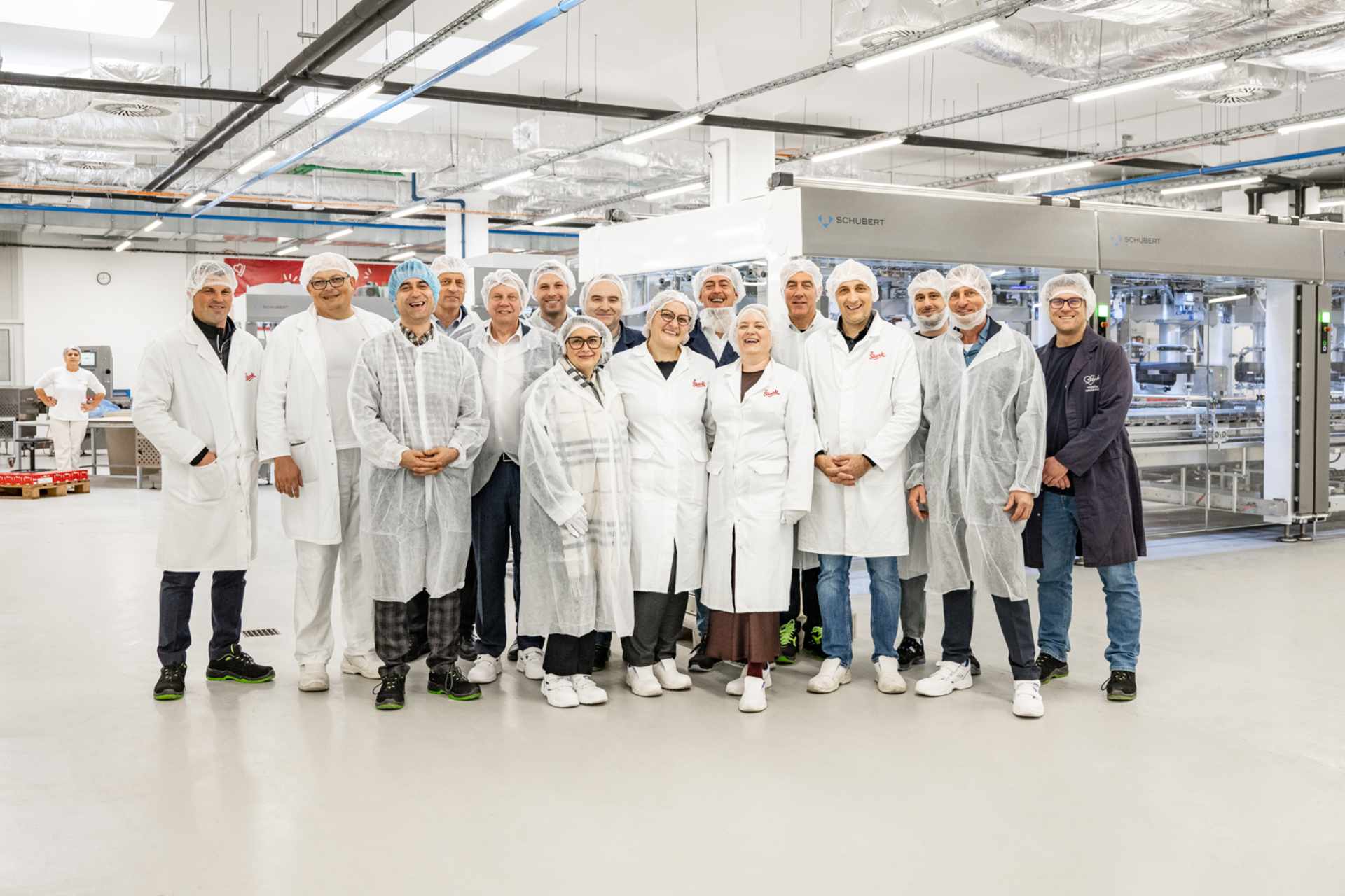 Happy faces: The Schubert and Štark teams joined forces on an ambitious major project.