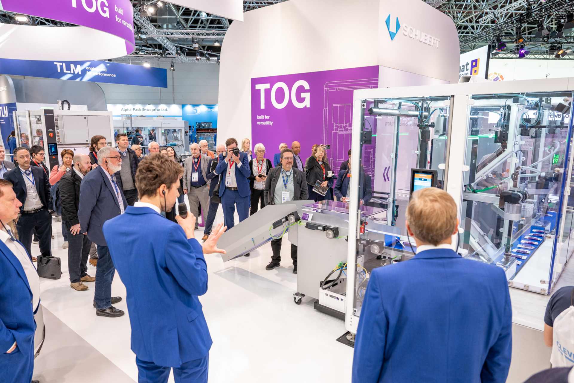 Stand tour: there was a wealth of information on each of the three lines available during the trade fair.
