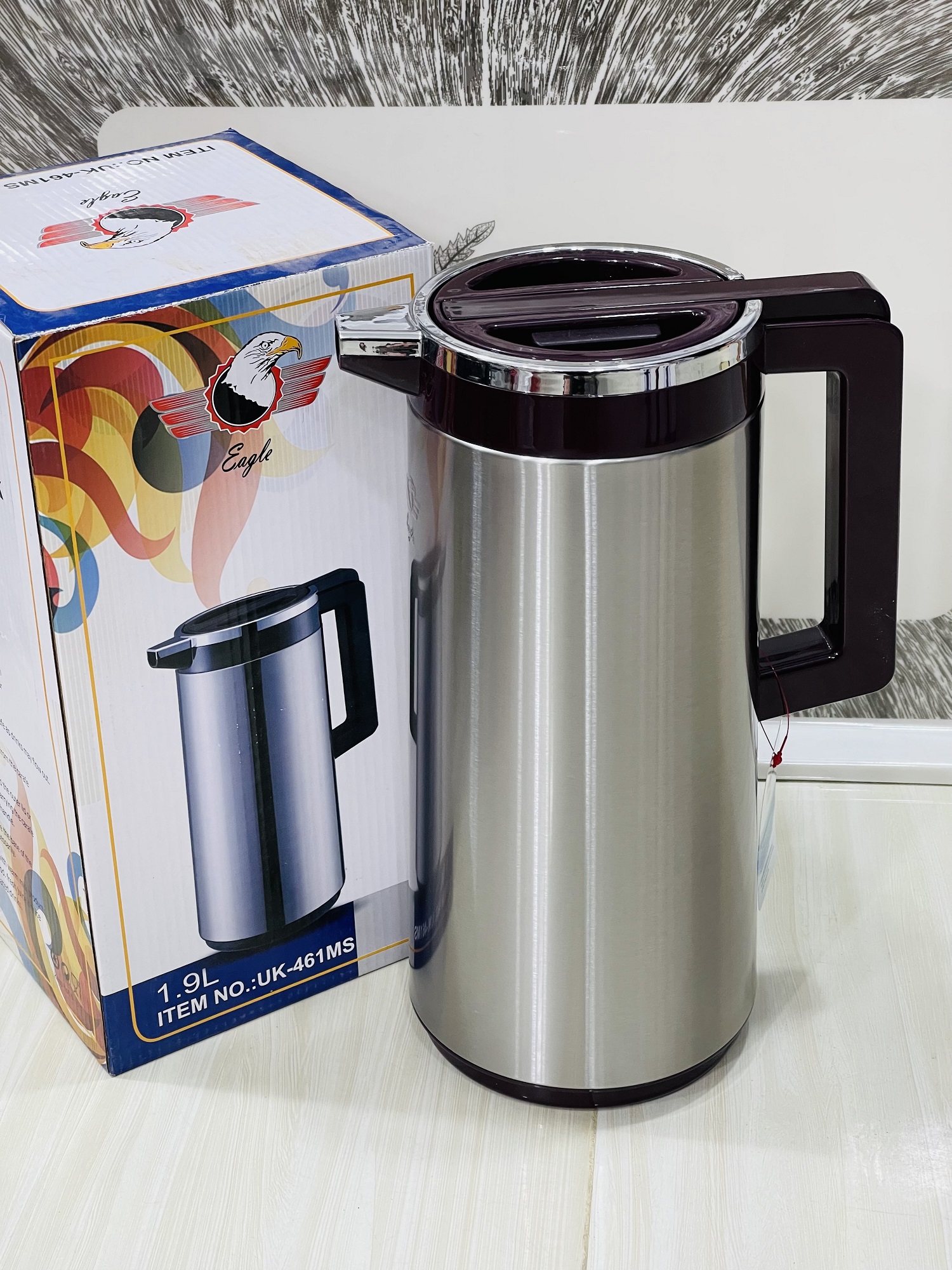 Vacuum thermos stainless steel 1 litter