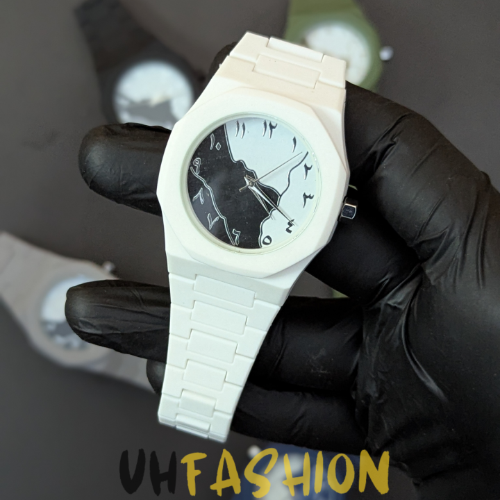 Aura Watch White ,Black Multi Colour Arabic Aura Watch