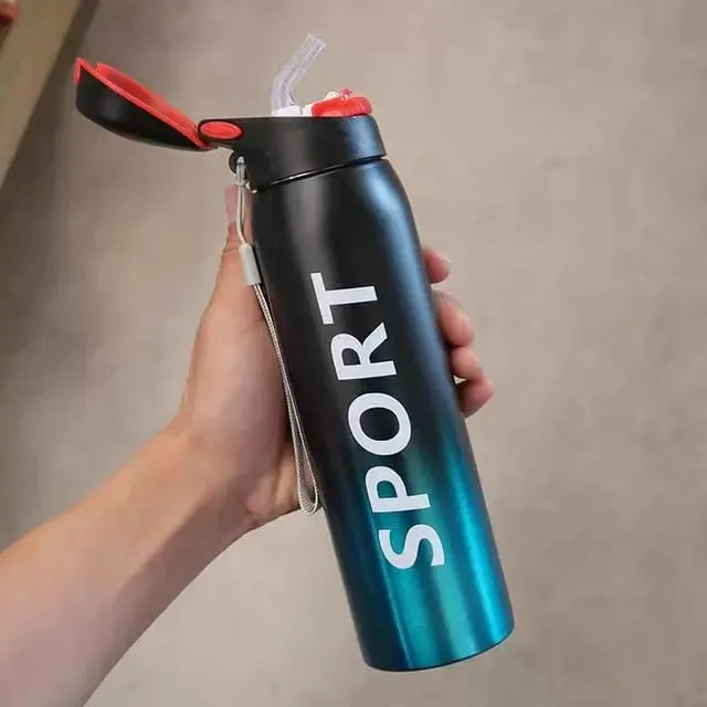 Stainless Steel Vacuum bottle With Straw