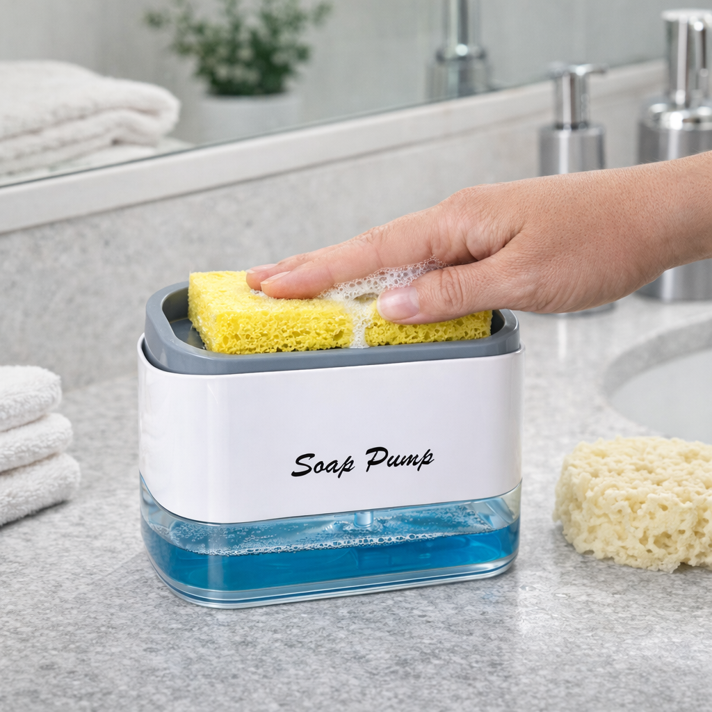 Royal 2-in-1 Soap Pump Dispenser with Sponge