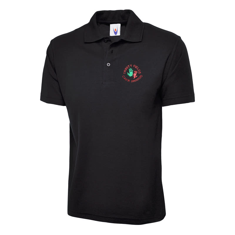 Trinity Fields – Polo Shirt Black | Ruggerbug