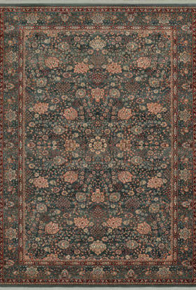 Couristan Kashimar Floral Vase Sage