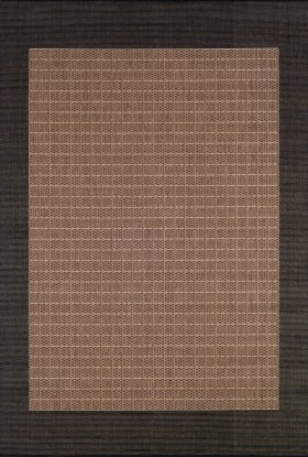 Couristan Recife Checkered Field Cocoa/Black