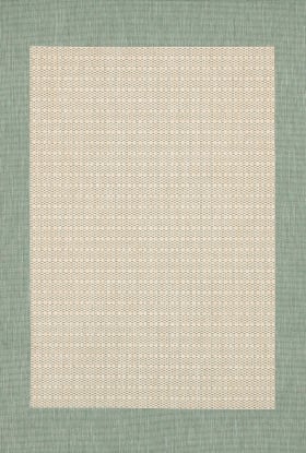 Couristan Recife Checkered Field Natural/Green