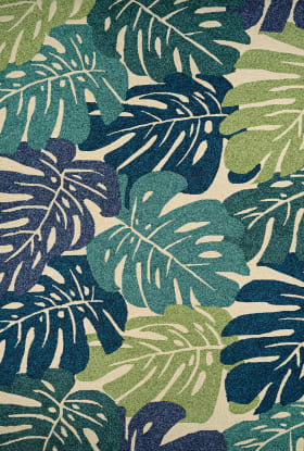 Couristan Covington Monstera Cream/Multi