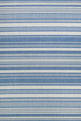 Couristan Recife Gazebo Stripe Champ/Blue