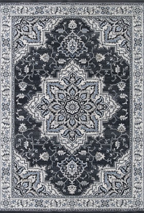 Couristan Sultan Treasures Harish Charcoal