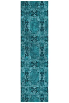 Addison Rugs Chantille Teal 2'3" x 7'6" Runner