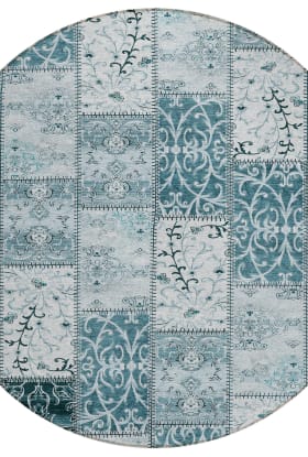 Addison Rugs Chantille Teal 8'0" x 8'0" Round