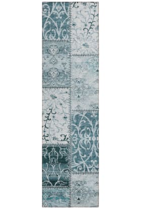 Addison Rugs Chantille Teal 2'3" x 7'6" Runner