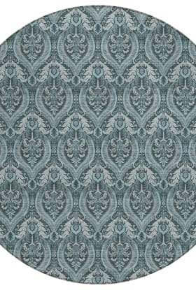 Addison Rugs Chantille Teal 8'0" x 8'0" Round
