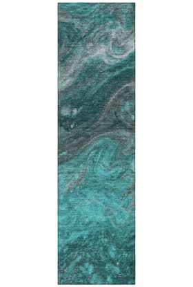 Addison Rugs Chantille Teal 2'3" x 7'6" Runner