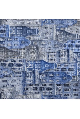 Addison Rugs Chantille Blue 1'8" x 2'6"