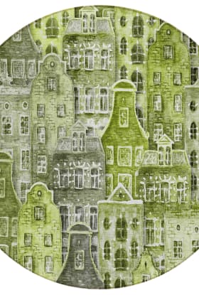 Addison Rugs Chantille Green 8'0" x 8'0" Round