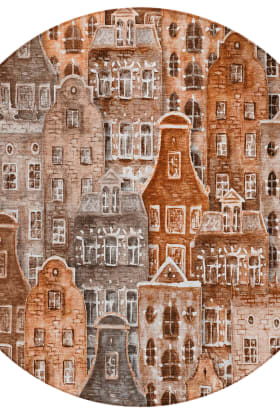 Addison Rugs Chantille Paprika 8'0" x 8'0" Round