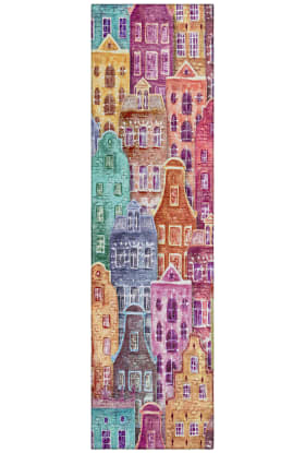 Addison Rugs Chantille Red 2'3" x 7'6" Runner