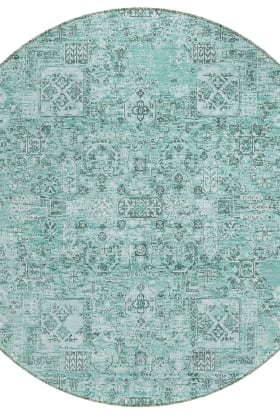 Addison Rugs Chantille Teal 8'0" x 8'0" Round