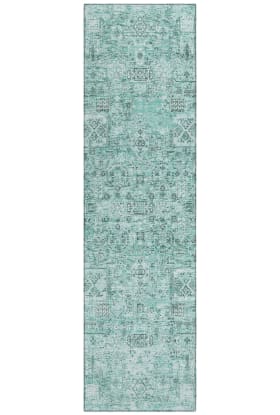 Addison Rugs Chantille Teal 2'3" x 7'6" Runner