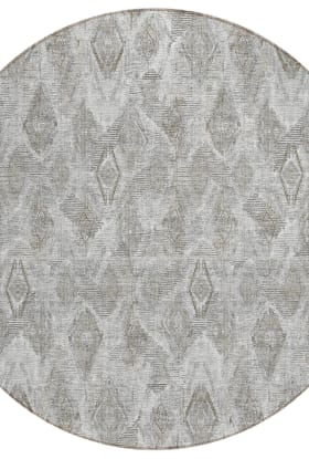Addison Rugs Chantille Silver 8'0" x 8'0" Round
