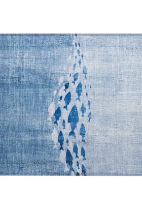 Addison Rugs Chantille Blue 1'8" x 2'6"