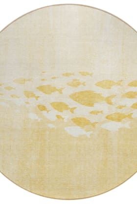 Addison Rugs Chantille Gold 8'0" x 8'0" Round