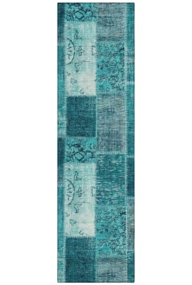 Addison Rugs Chantille Teal 2'3" x 7'6" Runner