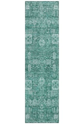 Addison Rugs Chantille Teal 2'3" x 7'6" Runner