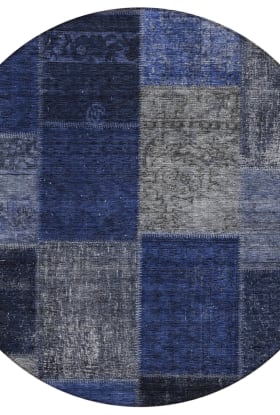 Addison Rugs Chantille Navy 8'0" x 8'0" Round