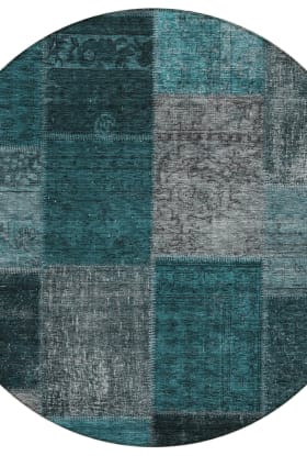 Addison Rugs Chantille Teal 8'0" x 8'0" Round