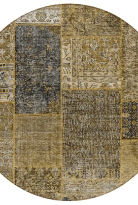 Addison Rugs Chantille Brown 8'0" x 8'0" Round