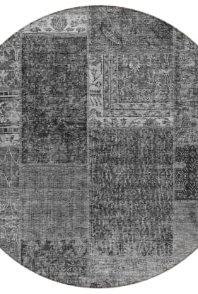 Addison Rugs Chantille Gray 8'0" x 8'0" Round