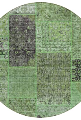 Addison Rugs Chantille Green 8'0" x 8'0" Round