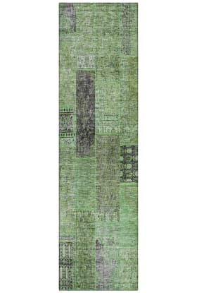 Addison Rugs Chantille Green 2'3" x 7'6" Runner