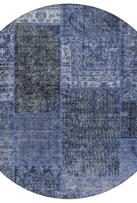 Addison Rugs Chantille Navy 8'0" x 8'0" Round