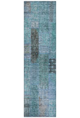 Addison Rugs Chantille Teal 2'3" x 7'6" Runner