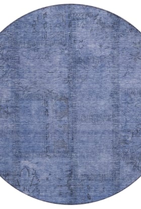 Addison Rugs Chantille Blue 8'0" x 8'0" Round