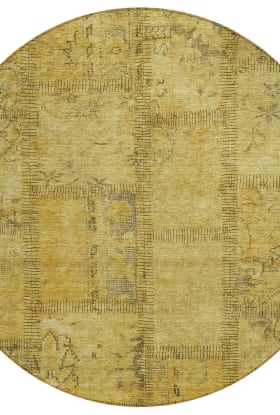 Addison Rugs Chantille Gold 8'0" x 8'0" Round