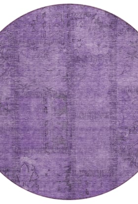 Addison Rugs Chantille Purple 8'0" x 8'0" Round