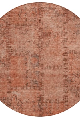 Addison Rugs Chantille Salmon 8'0" x 8'0" Round