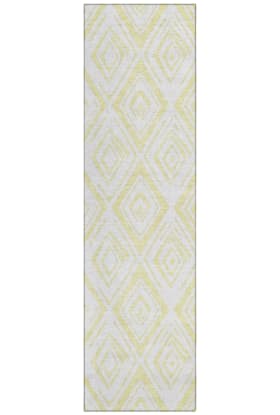 Addison Rugs Chantille Yellow 2'3" x 7'6" Runner